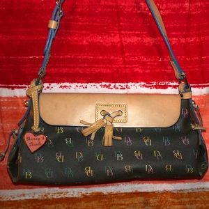Dooney & Bourke small, Black and Tan IT bag
